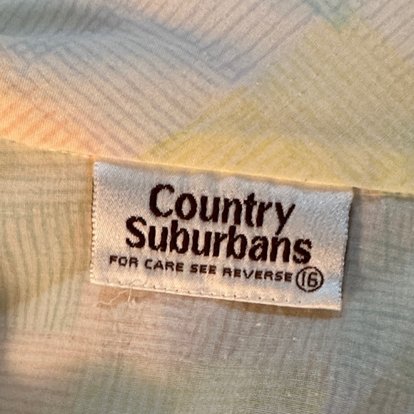 Country Suburban Pastel Rainbow Grid Blouse - Picture 4 of 4